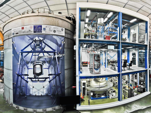 Picture of XENON1T/nT Experiment.
